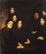 Theodule Ribot At the Sermon oil painting artist